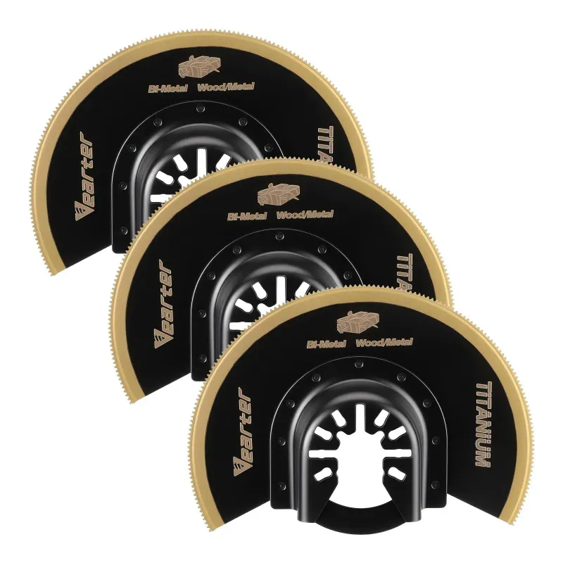 Vearter Titanium Oscillating Semi-Circular Blades (3 Pcs) 1