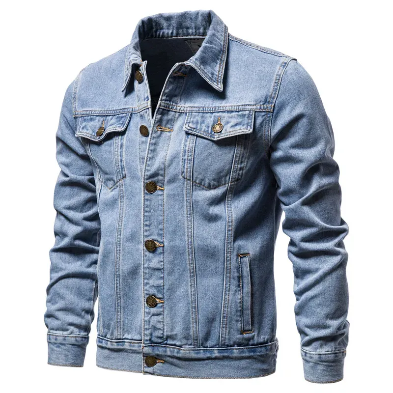 Men's Slim Fit Denim Jacket 1