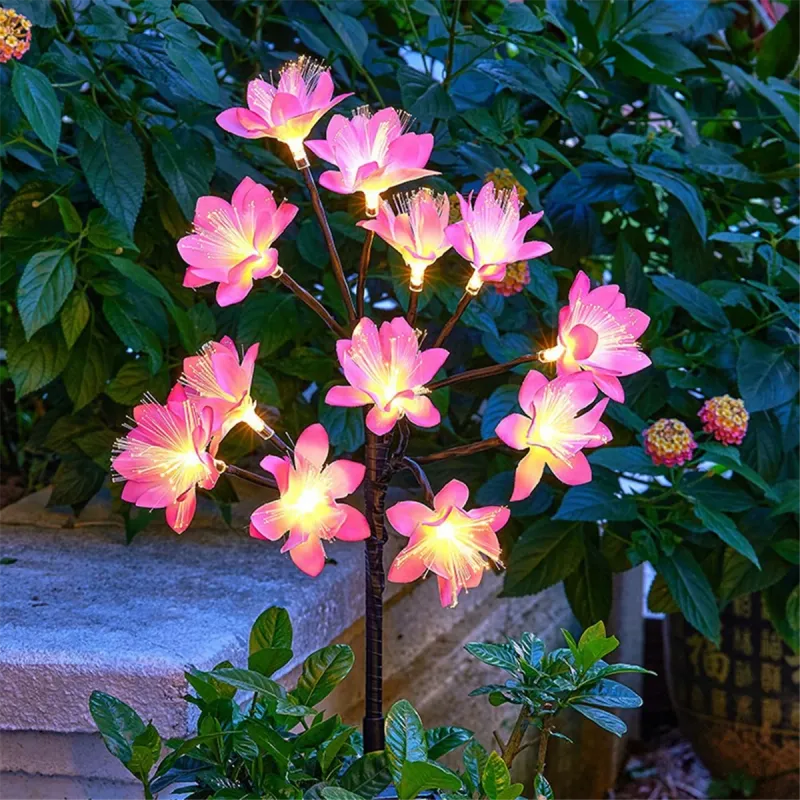 Peach Blossom Solar Garden Lights 4