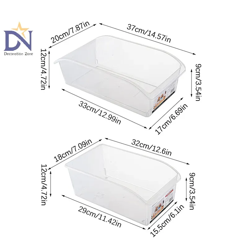 Clear Refrigerator Storage Containers 6