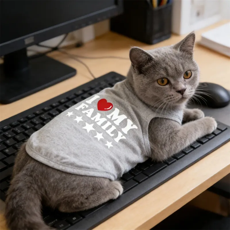 I LOVE MY FAMILY Pet Vest 5