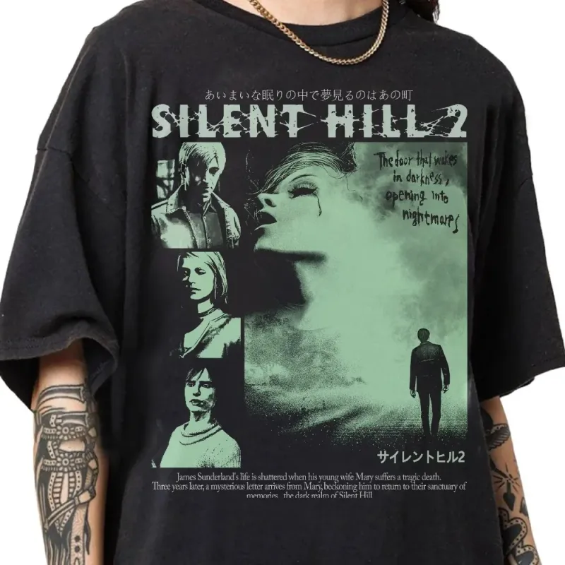 Silent Hill II Retro T-Shirt - James Sunderland 1