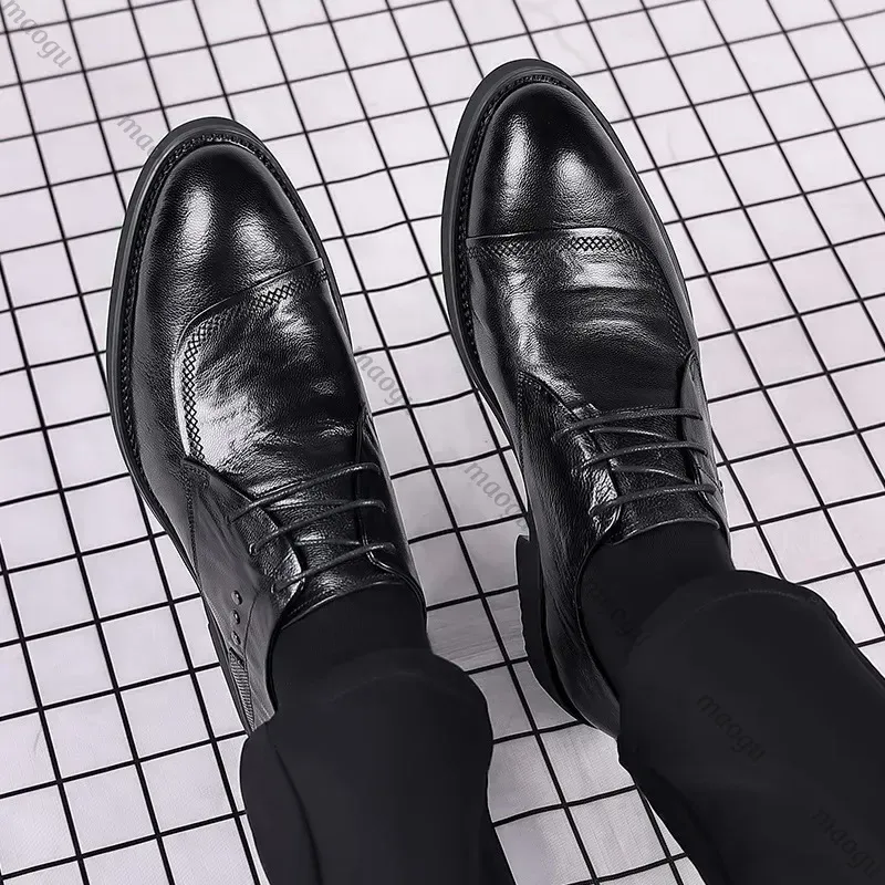 Handcrafted Calfskin Leather Oxford Brogues 4