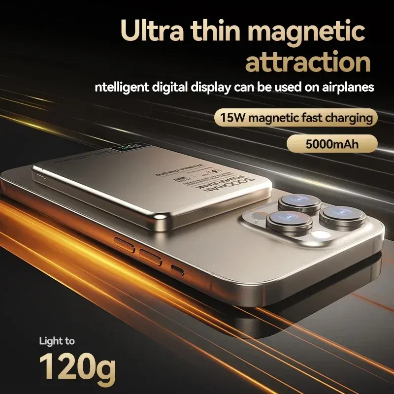 Magnetic Wireless Power Bank for iPhone 3