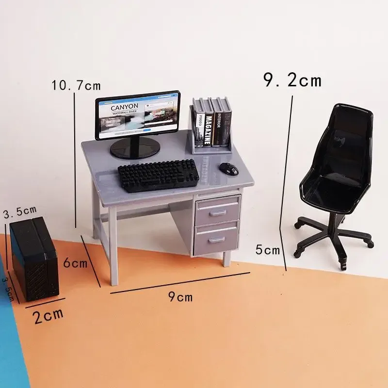 Mini Computer Desk & Chair Kit 6