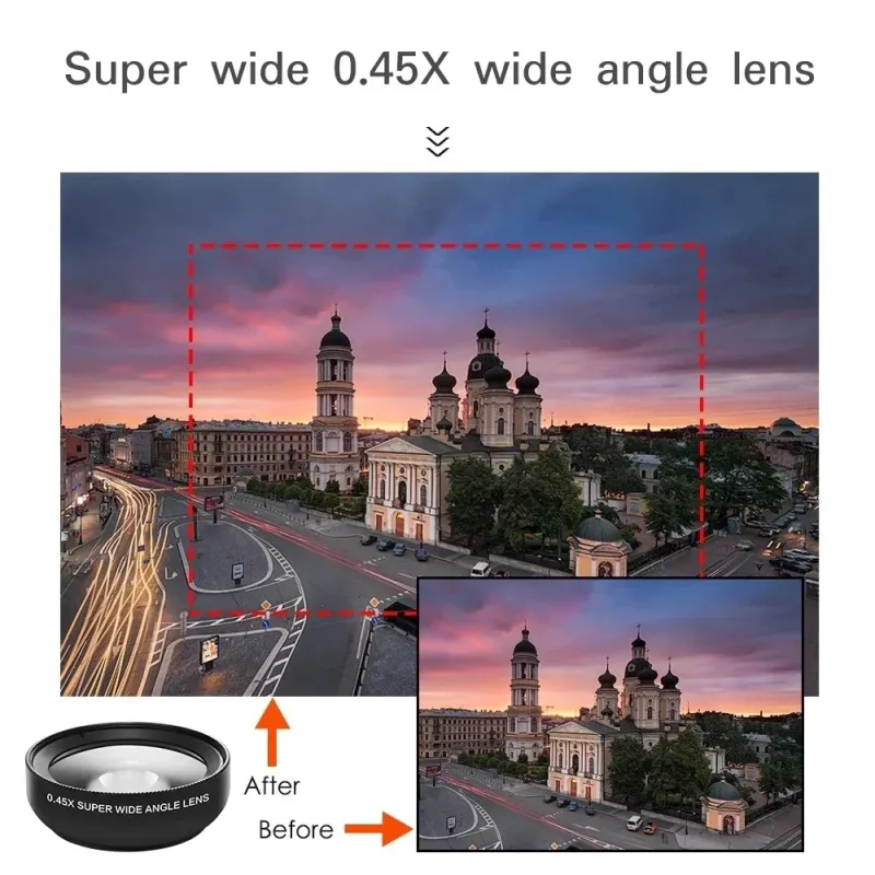 2-in-1 Wide Angle & Macro Phone Lens 6