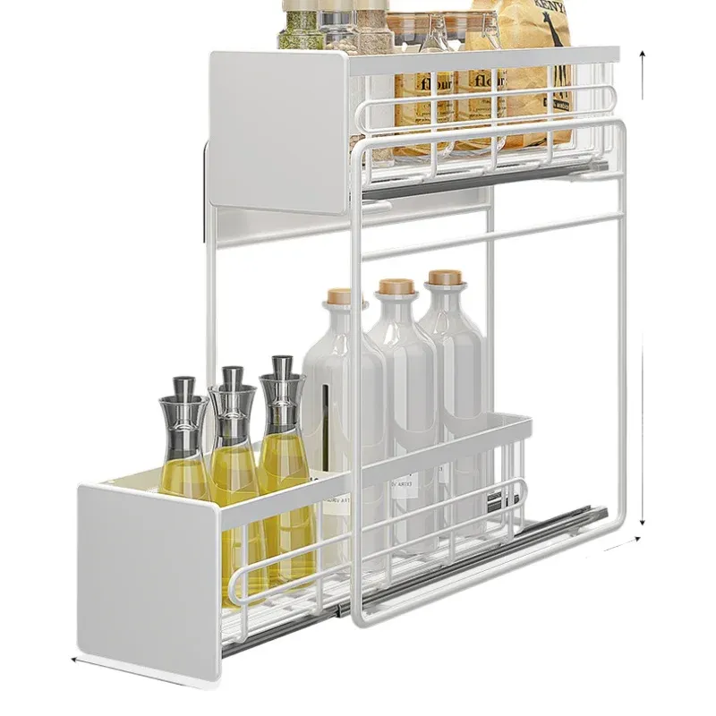 Magnetic Refrigerator Storage Rack 6