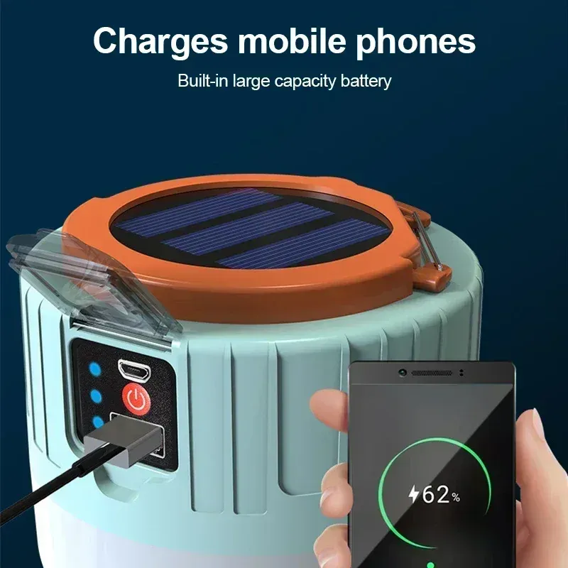 Solar Camping Light Power Bank 2