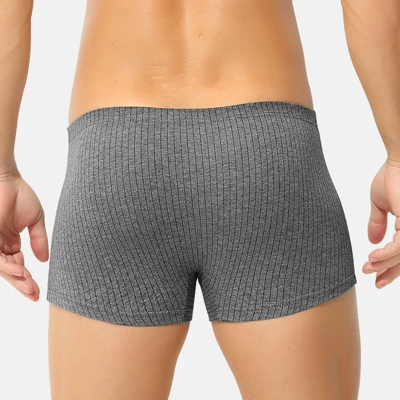 Men's Pure Cotton Boxer Briefs - Large 2