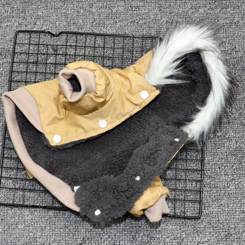 Winter Puppy Warm Hoodie Dog Coat 3