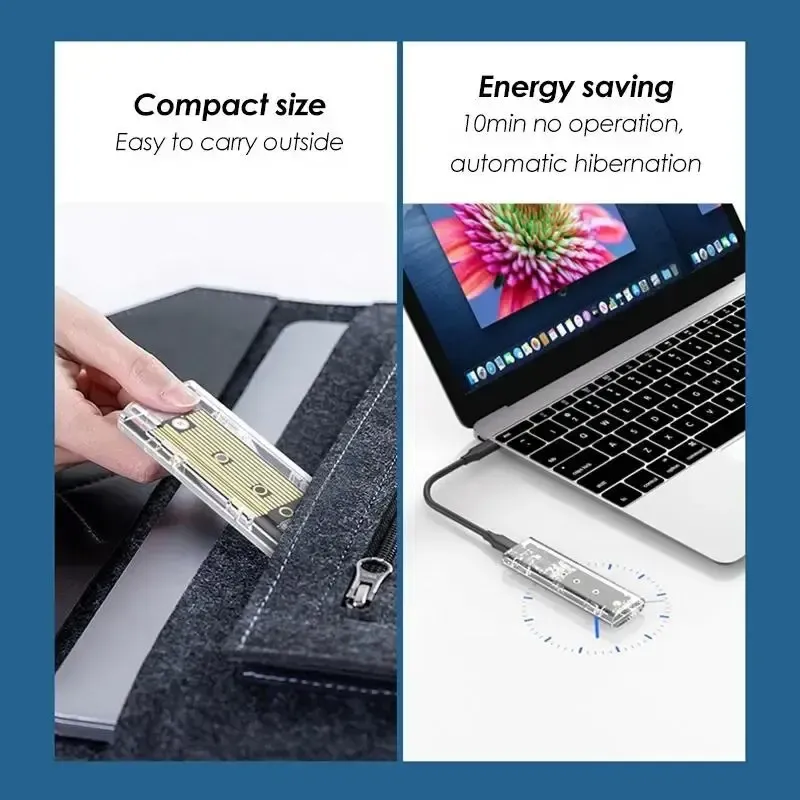 M.2 NVMe/SATA USB-C Enclosure 3