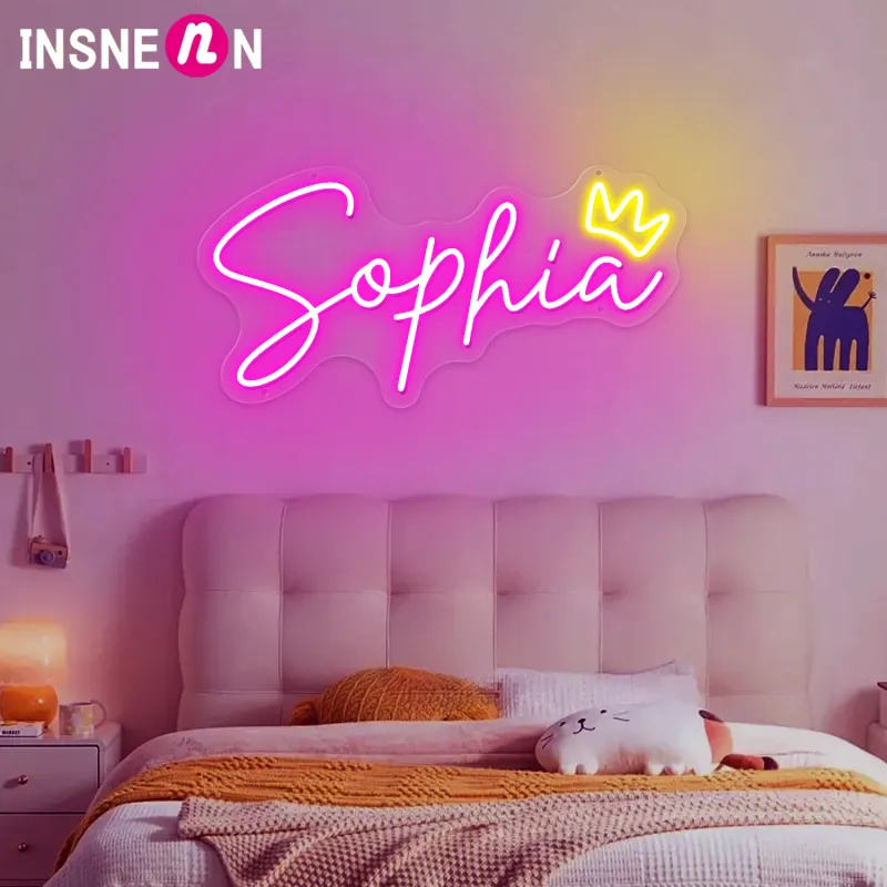 Custom LED Name Sign for Kids 1