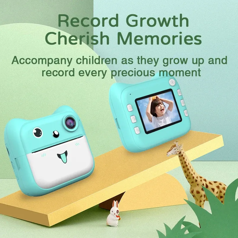 Kids Instant Print Camera with Video & Games 5