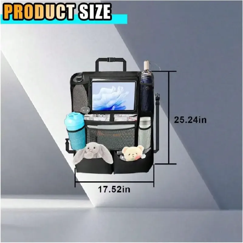 Car Backseat Organizer with Tablet Holder 2