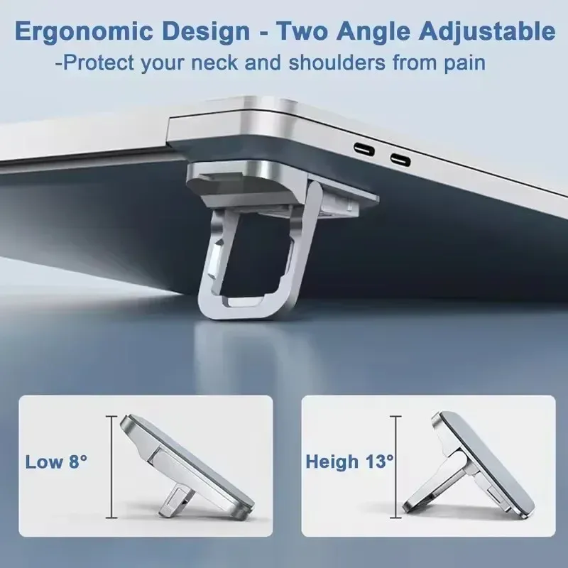 Mini Foldable Self-Adhesive Laptop Stand (2-Pack) 5