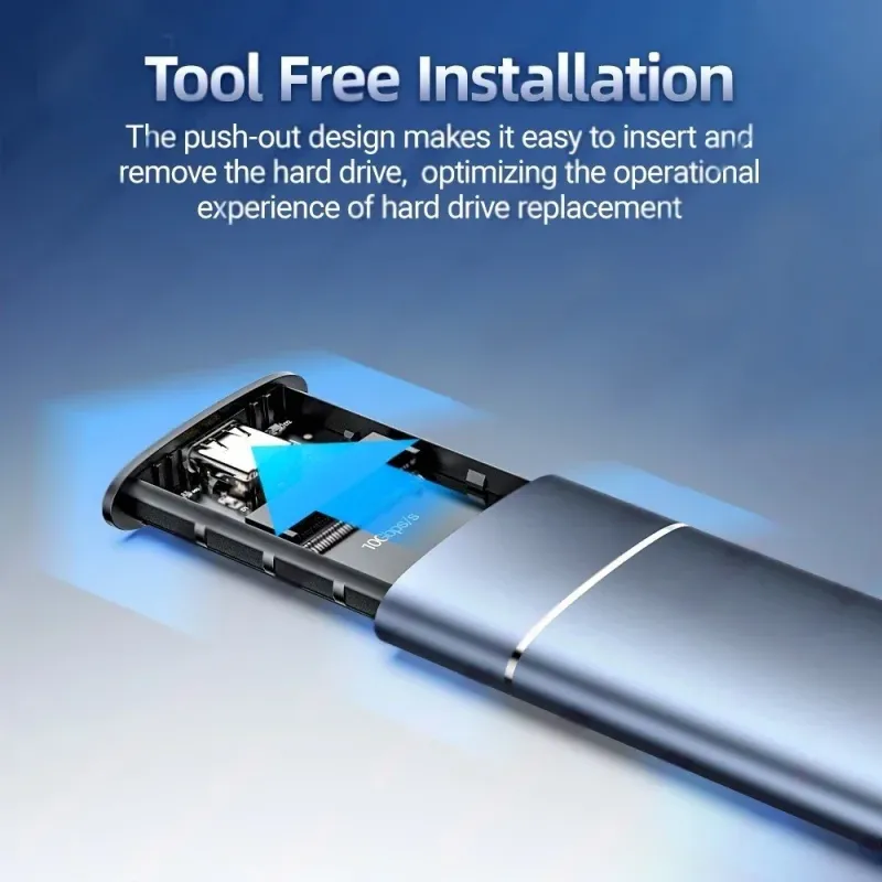 10Gbps M.2 SSD Enclosure USB-C 5