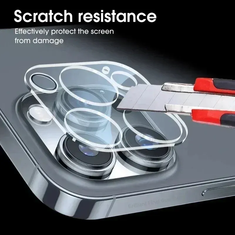 5Pcs iPhone Camera Lens Protector Glass 4