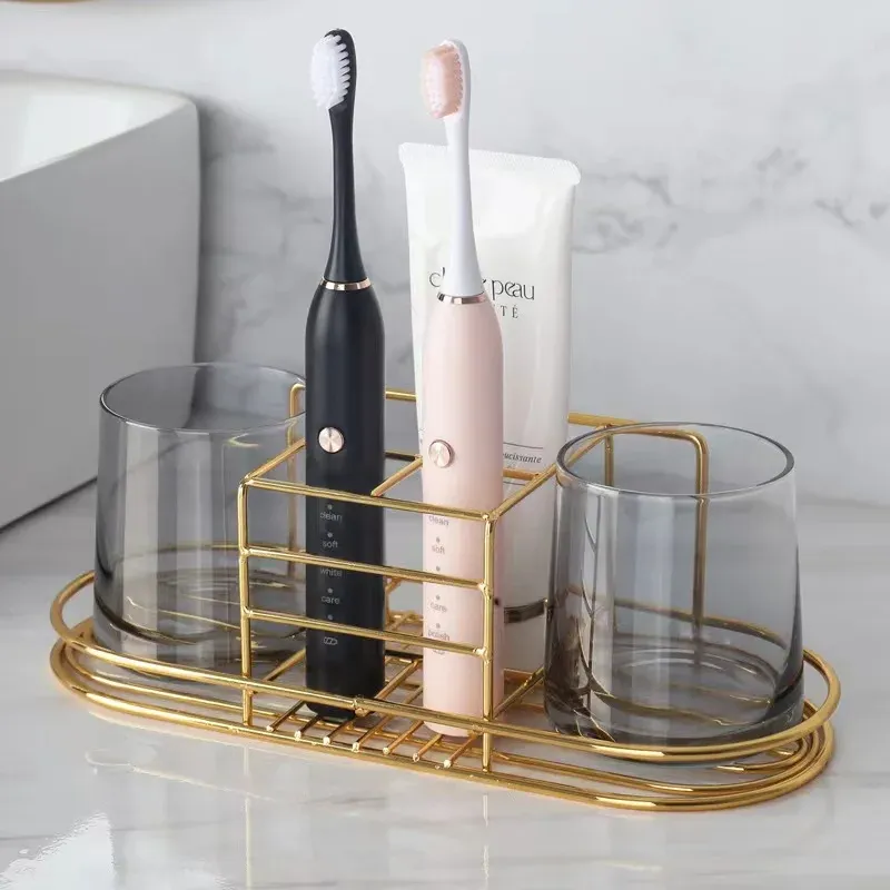 Gold Toothbrush Holder Shelf 3