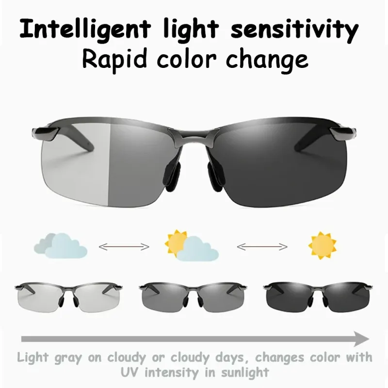 Photochromic Driving Sunglasses Men 1