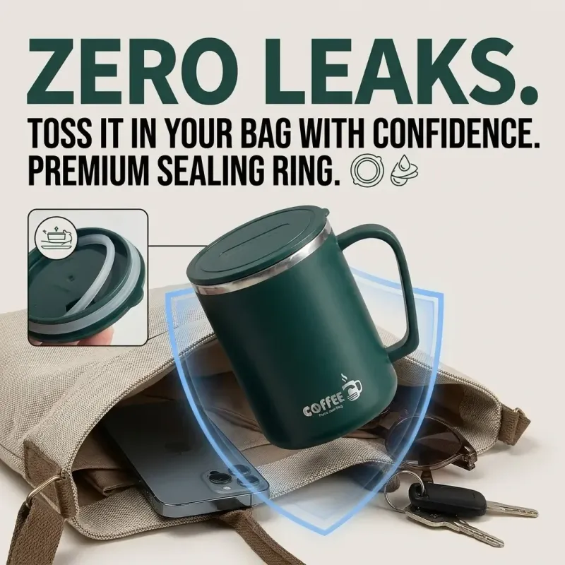 304 Stainless Steel Insulated Thermal Mug 4