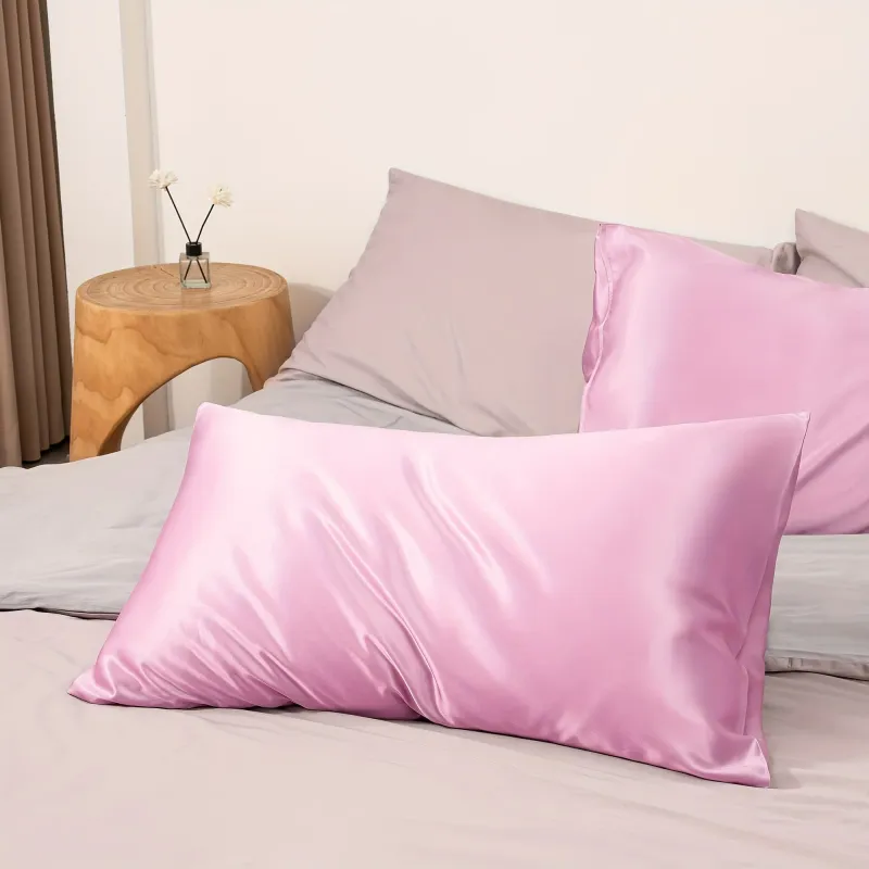 Satin Pillowcase Pair - Soft & Skin-Friendly 3