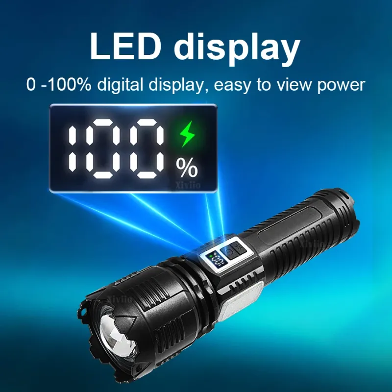 Powerful LED Solar Flashlight 5