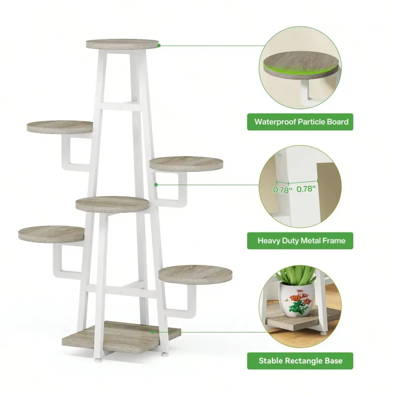 7-Tier Indoor Plant Stand 5