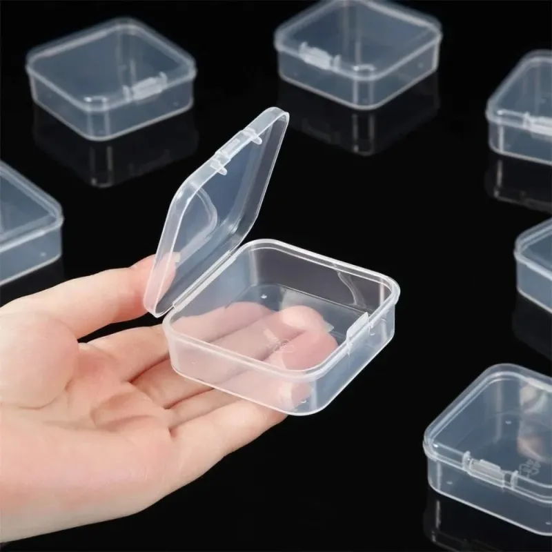 Clear Square Jewelry Storage Box 2