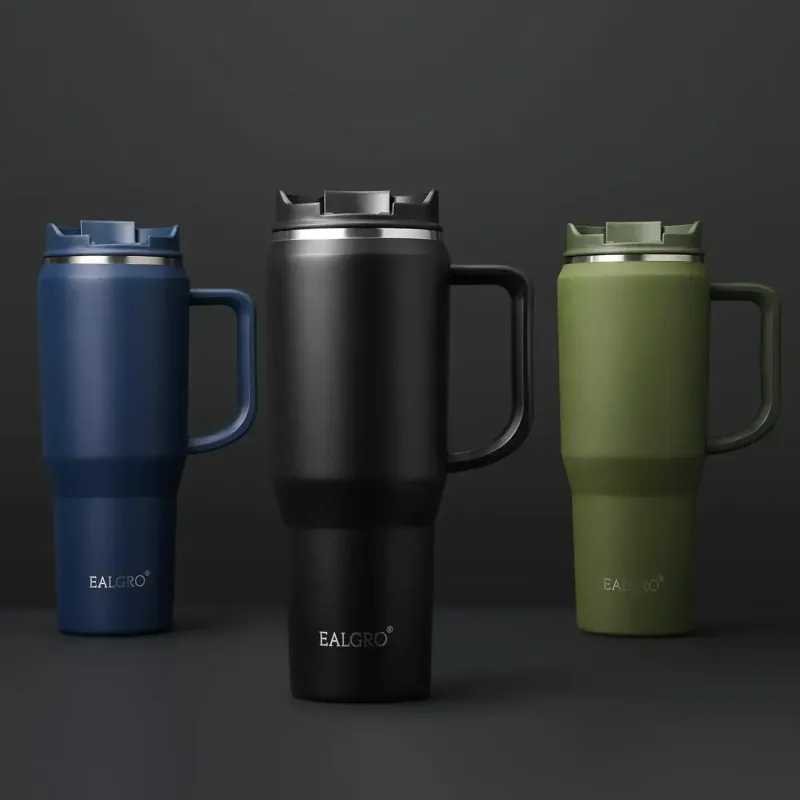 40 oz Insulated Tumbler with Handle 5