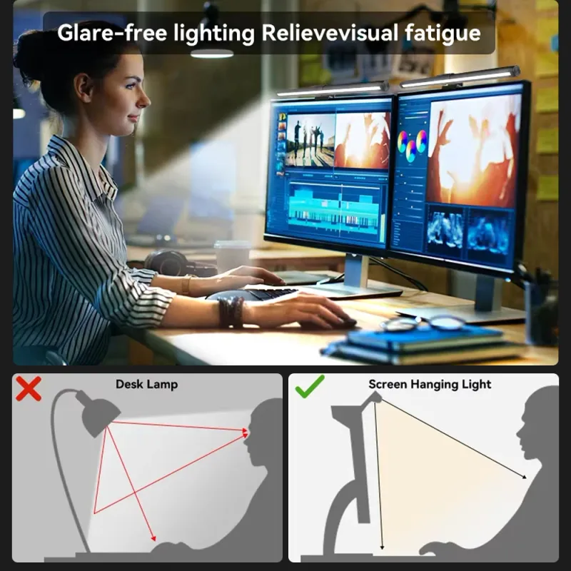 LED Monitor Light Bar with Remote 5
