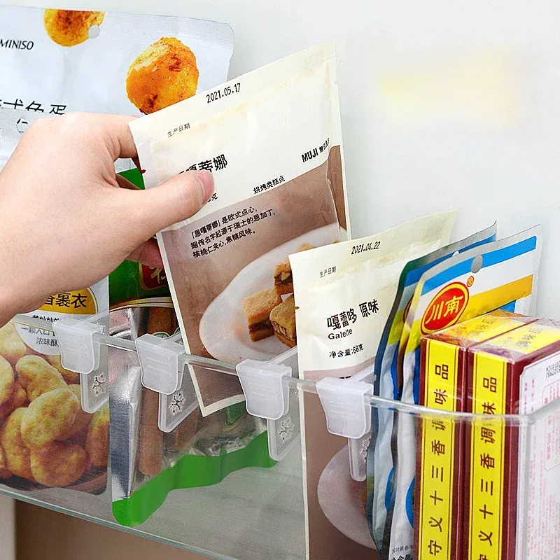 Adjustable Fridge Divider Organizer Set 4