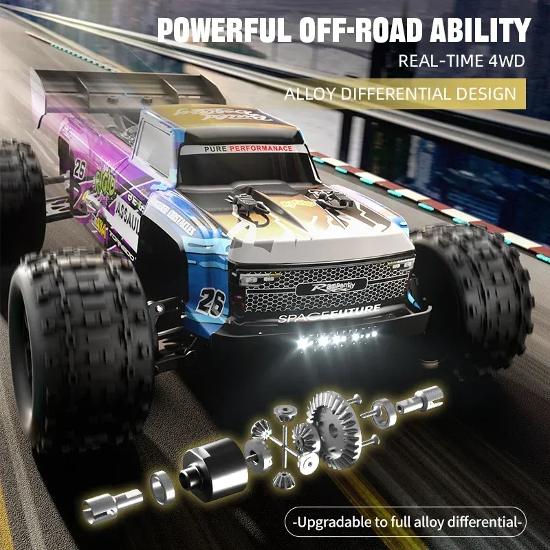 JJRC 1/14 Бесщеточный 4WD RC монстр-трак 2