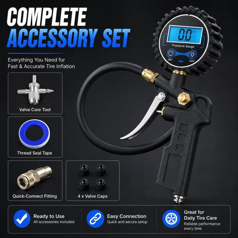 Digital Tire Pressure Gauge Inflator 3
