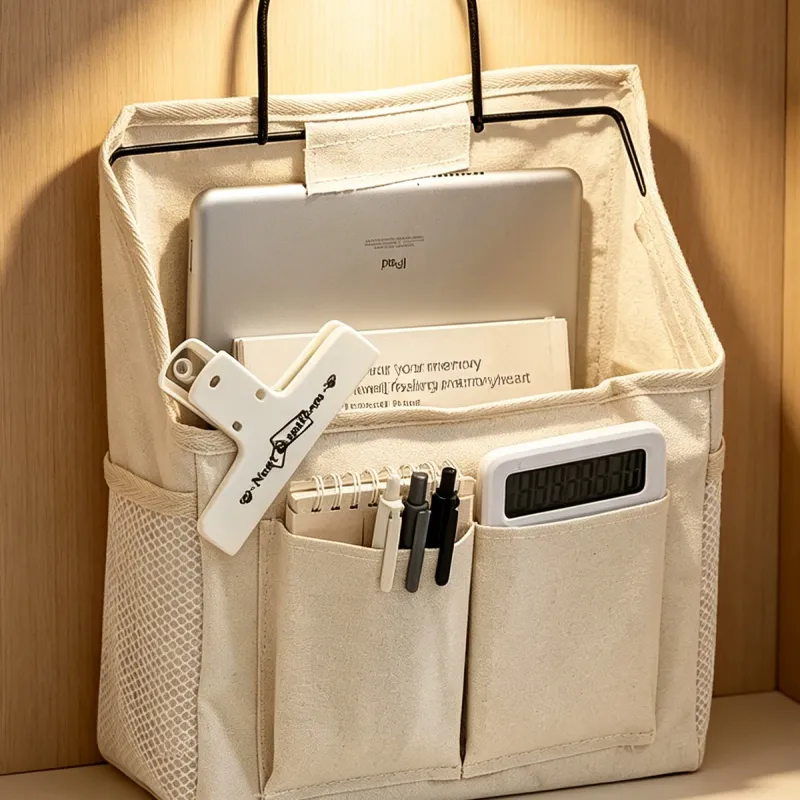 Wall-Mounted Fabric Storage Organizer 5