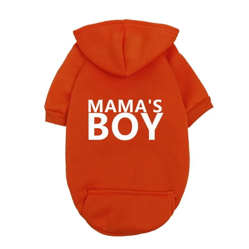 Mama's Boy Fleece Dog Hoodie 4