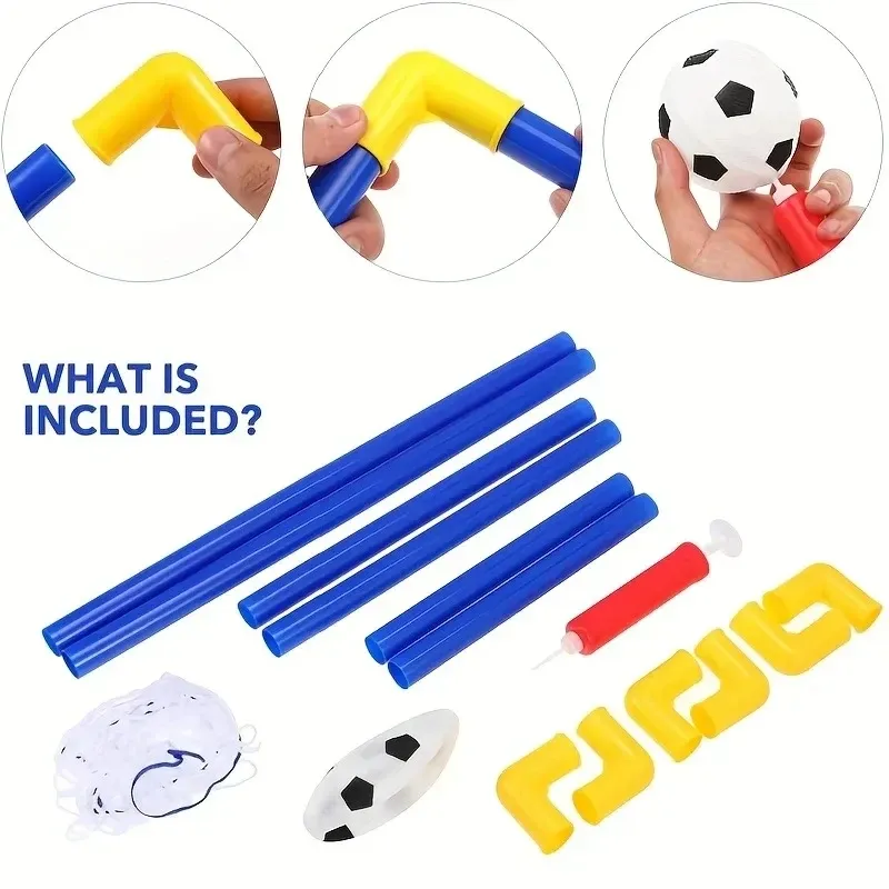 Portable Micro Soccer Goal Set 3