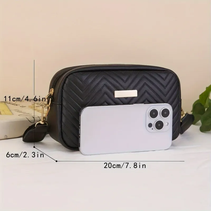 Mini Quilted Crossbody Bag Wallet 2