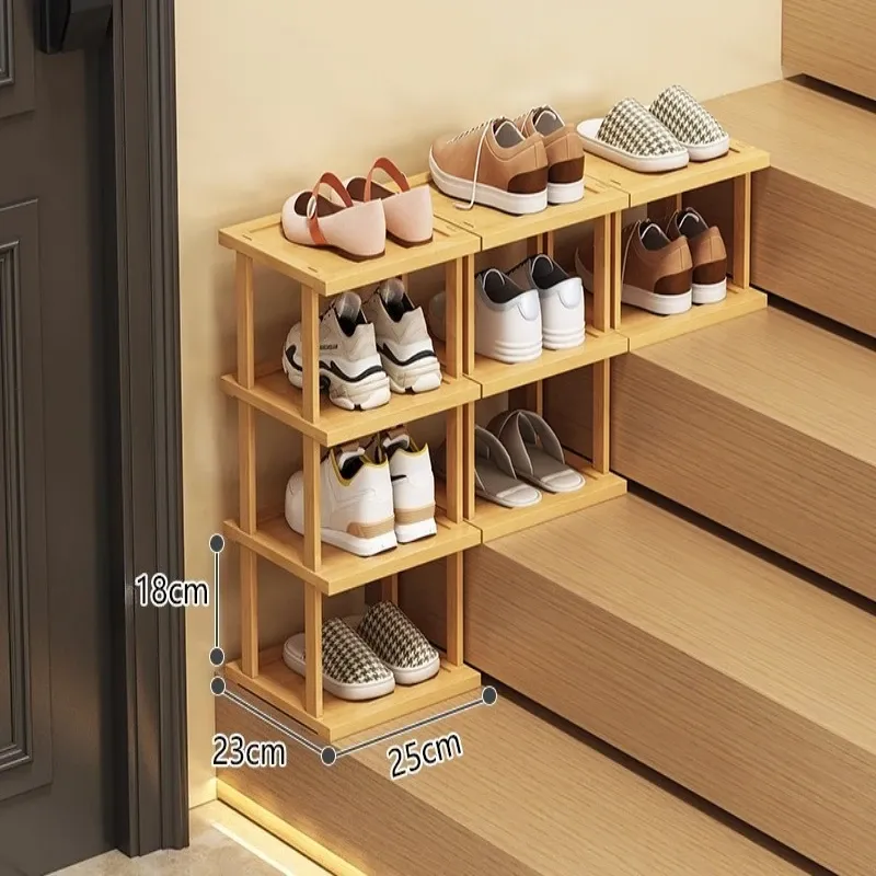 Slim Staircase Shoe Rack 5