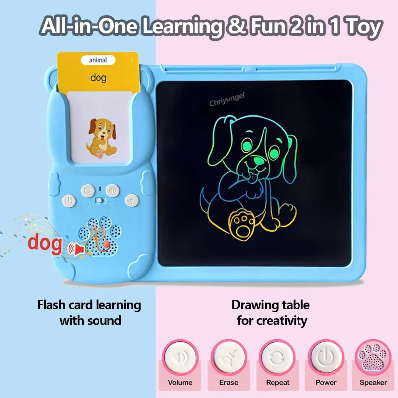 Talking Flash Cards & LCD Writing Tablet 3