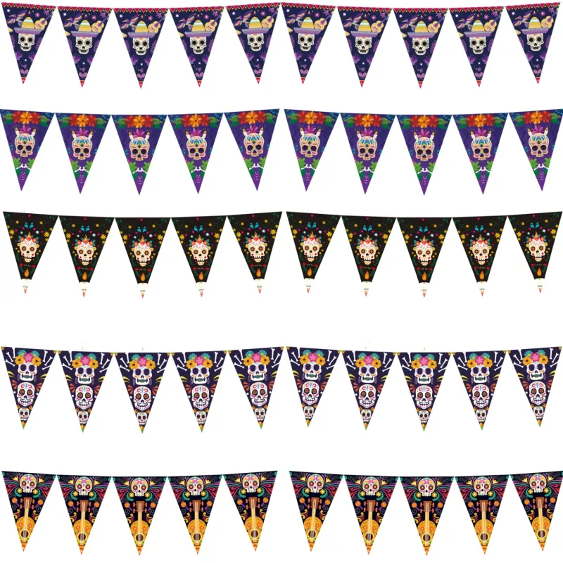 Vintage Skull Halloween Banner 1
