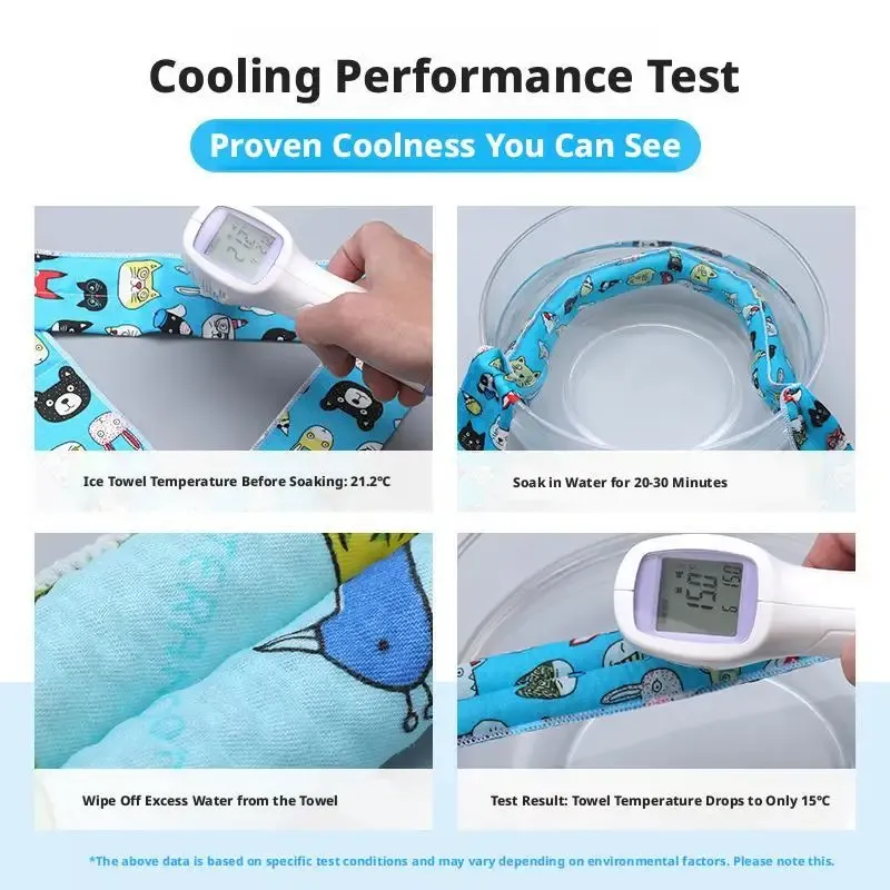 Cooling Pet Bandana for Summer Heat 1