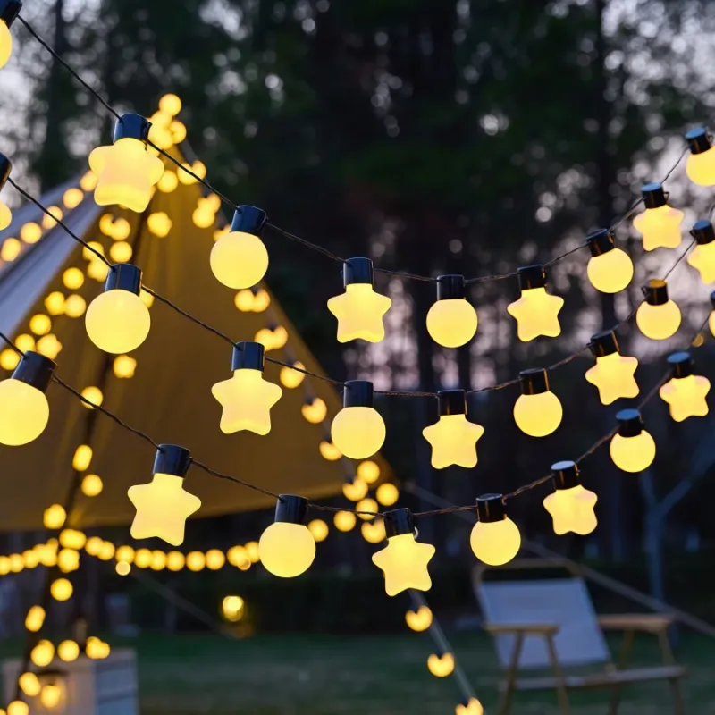 Solar LED String Lights - 8 Modes 1