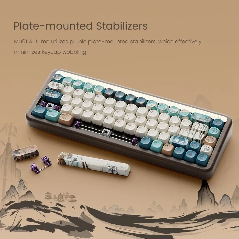 Akko MU01 Wooden Mechanical Keyboard 3