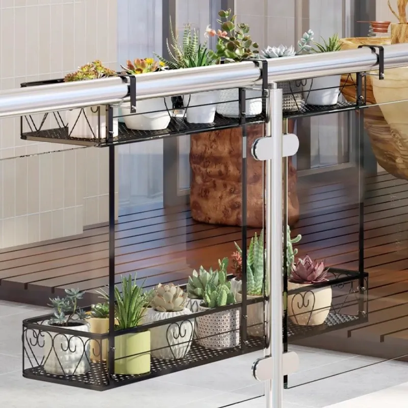 Multi-Tier Balcony Plant Shelf 5