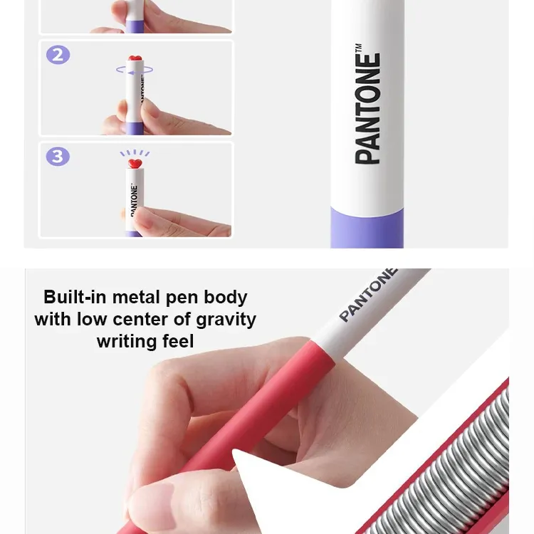 KACO Cute Heart Gel Pen 0.5mm 4