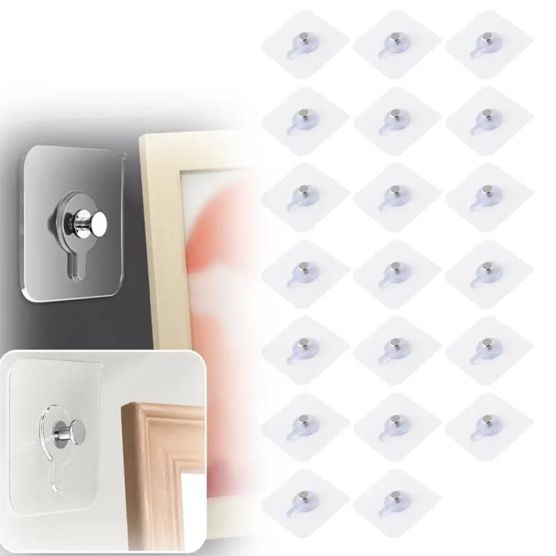 No-Drill Self-Adhesive Wall Hooks 1