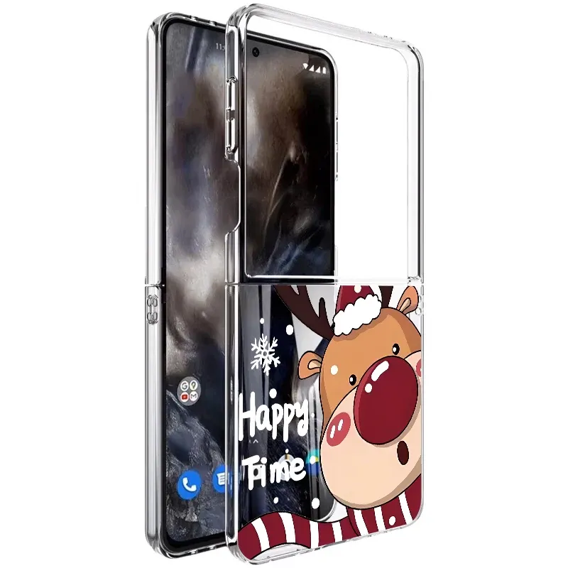 Christmas Elk Snowman Z Flip Case 5