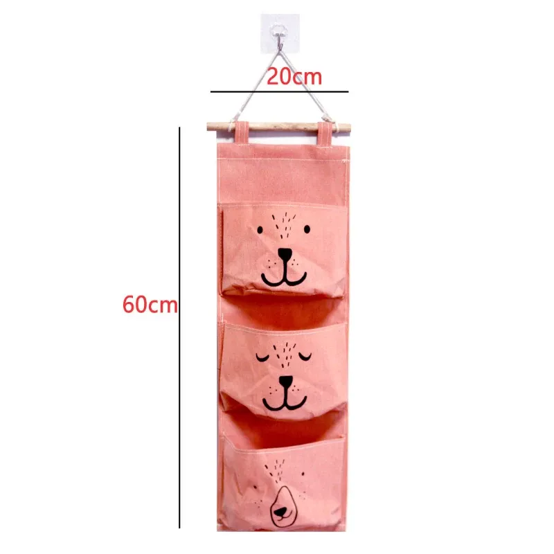 3-Pocket Wall Storage Bag Organizer 3