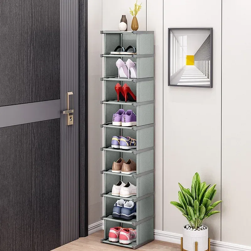 10 Tier Vertical Shoe Shelf 1