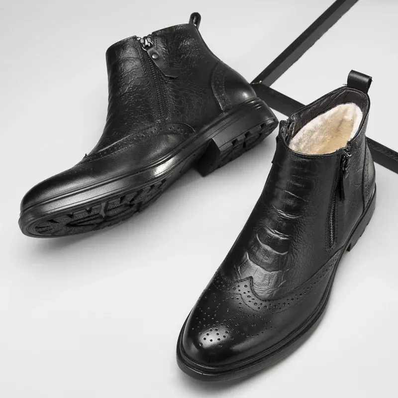Premium Brogue Chelsea Boots for Men 2